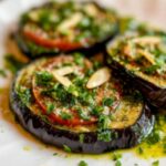 aubergine rôtie à l'ail