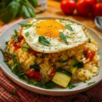 Riz sauté aux courgettes