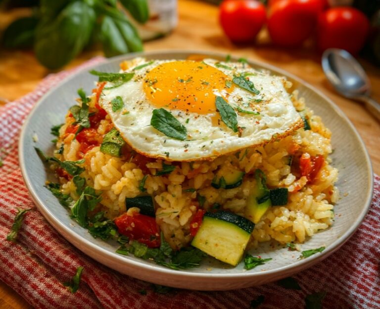 Riz sauté aux courgettes