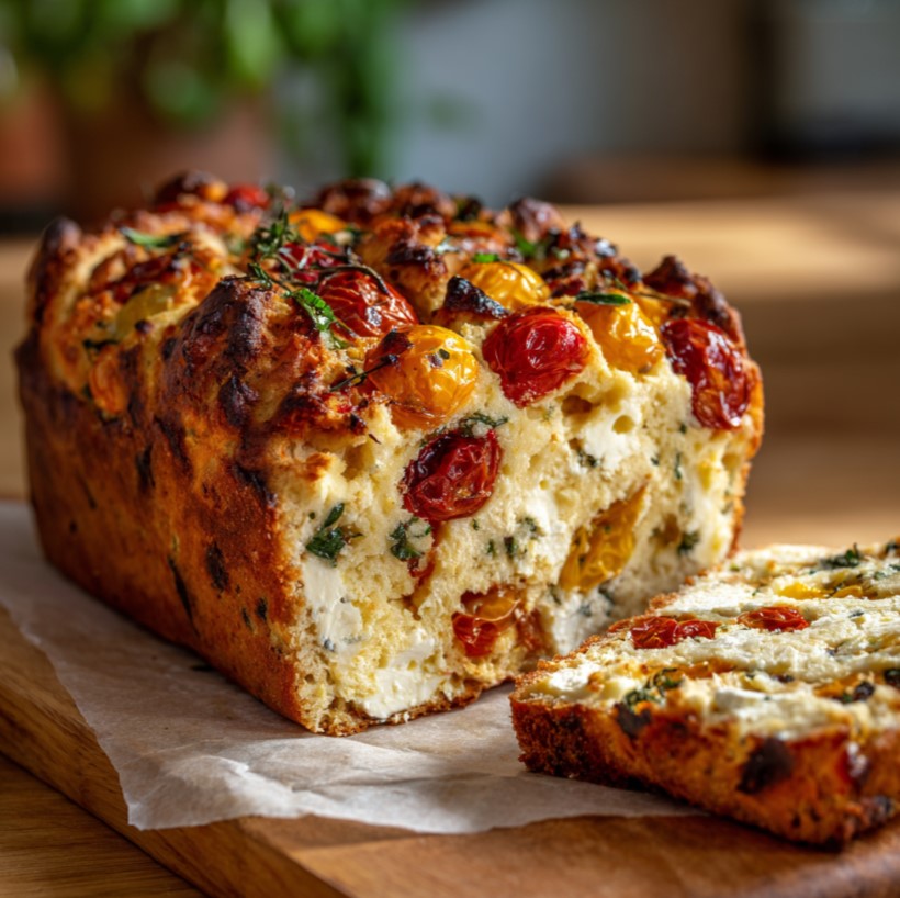 cake feta tomates cerise