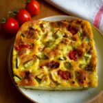 Clafoutis courgettes thon et tomates cerises