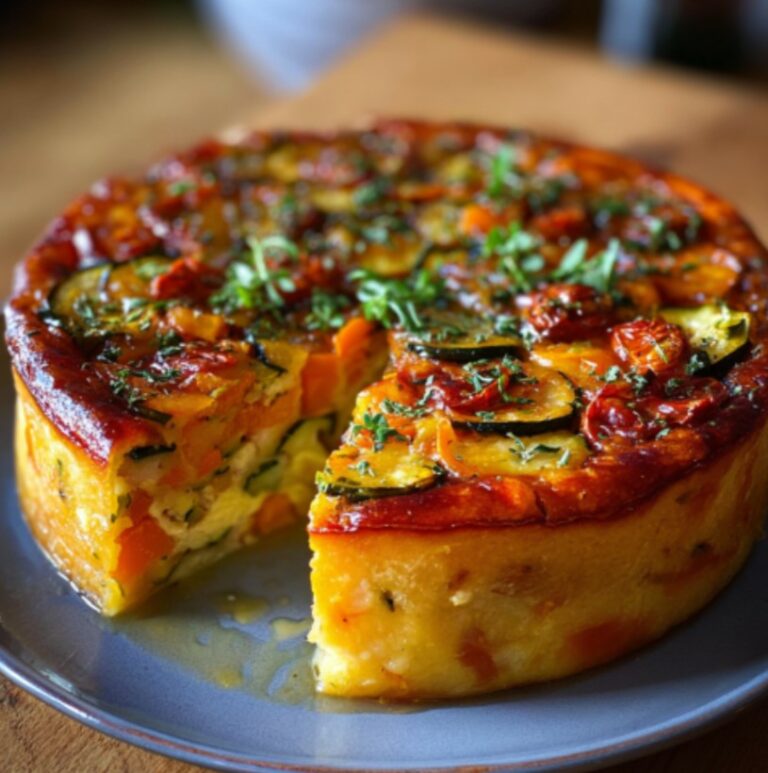 Flan Provençal aux Légumes d’Été