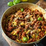 Courgettes Bolognaise Fondantes