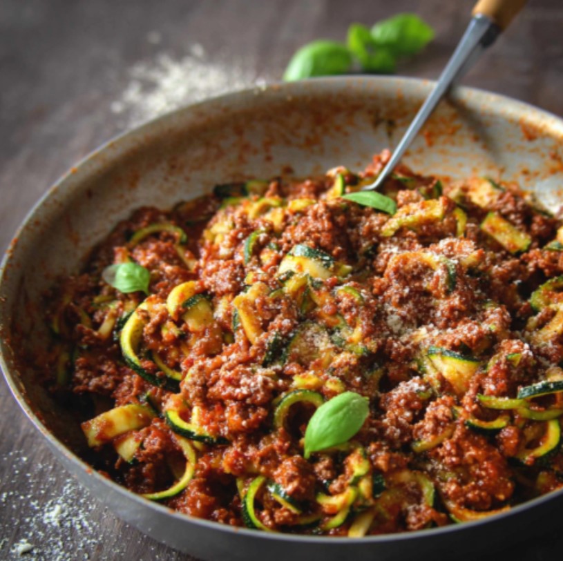 Courgettes Bolognaise Fondantes
