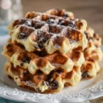 gaufres fromage blanc chocolat