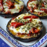 Aubergines au four façon mini pizzas
