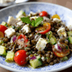 Salade de lentilles à la grecque