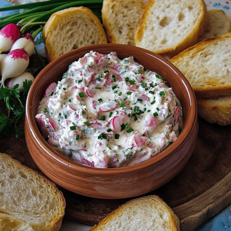 tartinade de radis