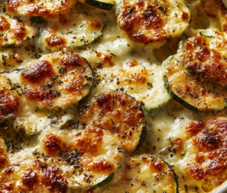 gratin courgettes mozzarella