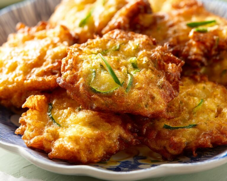 beignets de courgettes à la cuillère