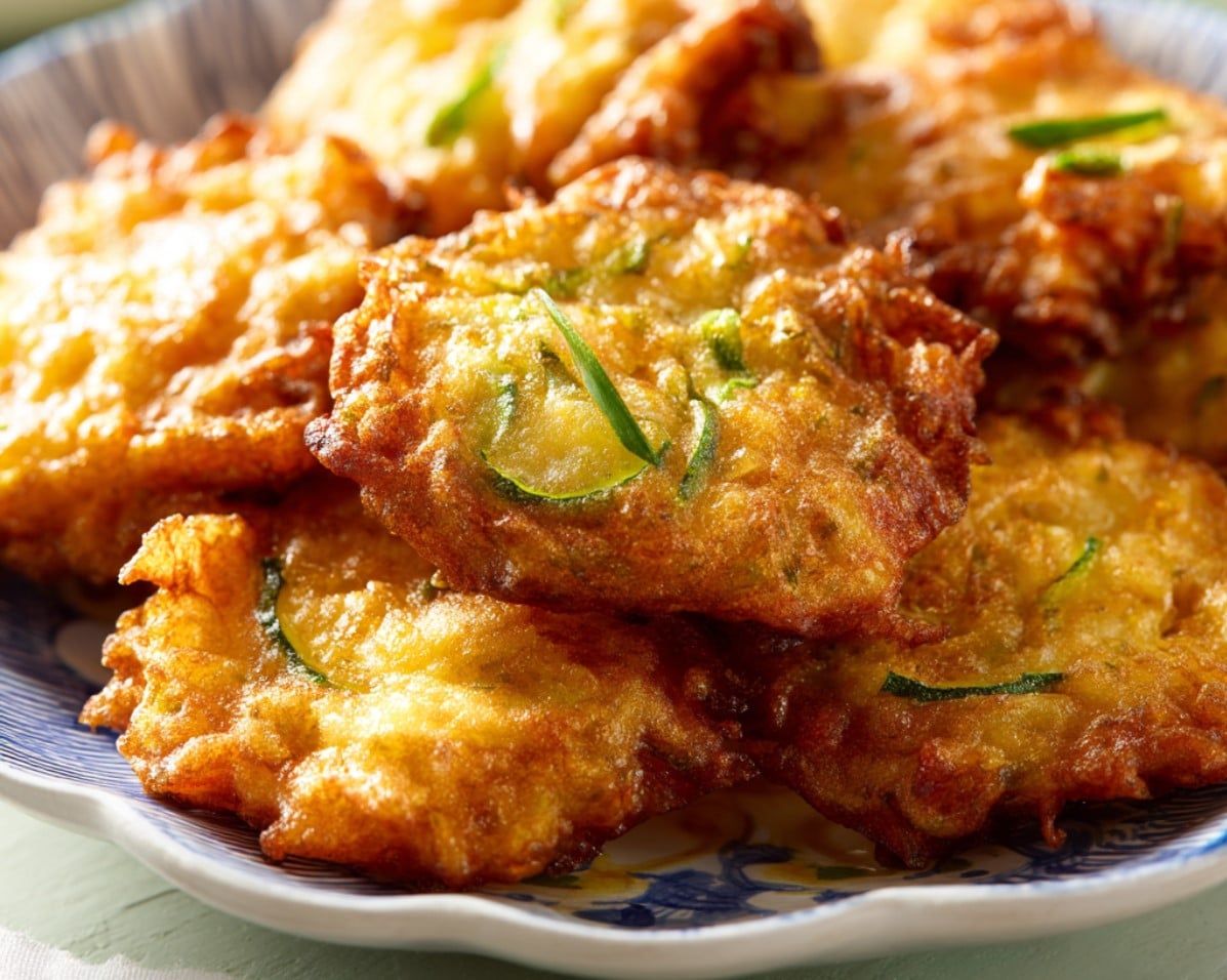 beignets de courgettes à la cuillère