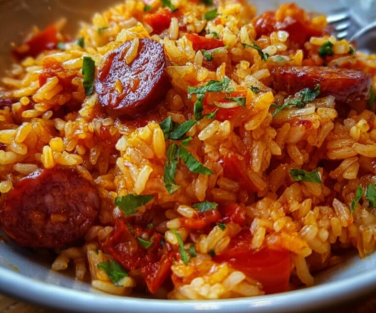 Riz au Chorizo et à la Tomate