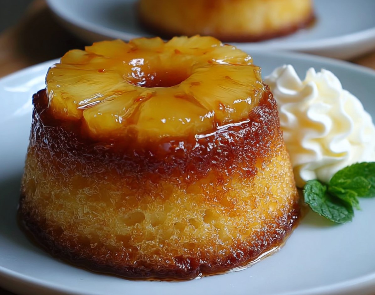 Petits Moelleux Renversés à l’Ananas et Mascarpone